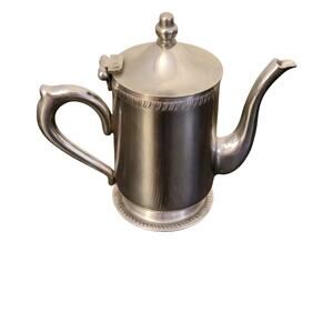 Vintage Brandware Stainless Steel Mini Teapot Coffee Pot Japan 4-B Mid Century